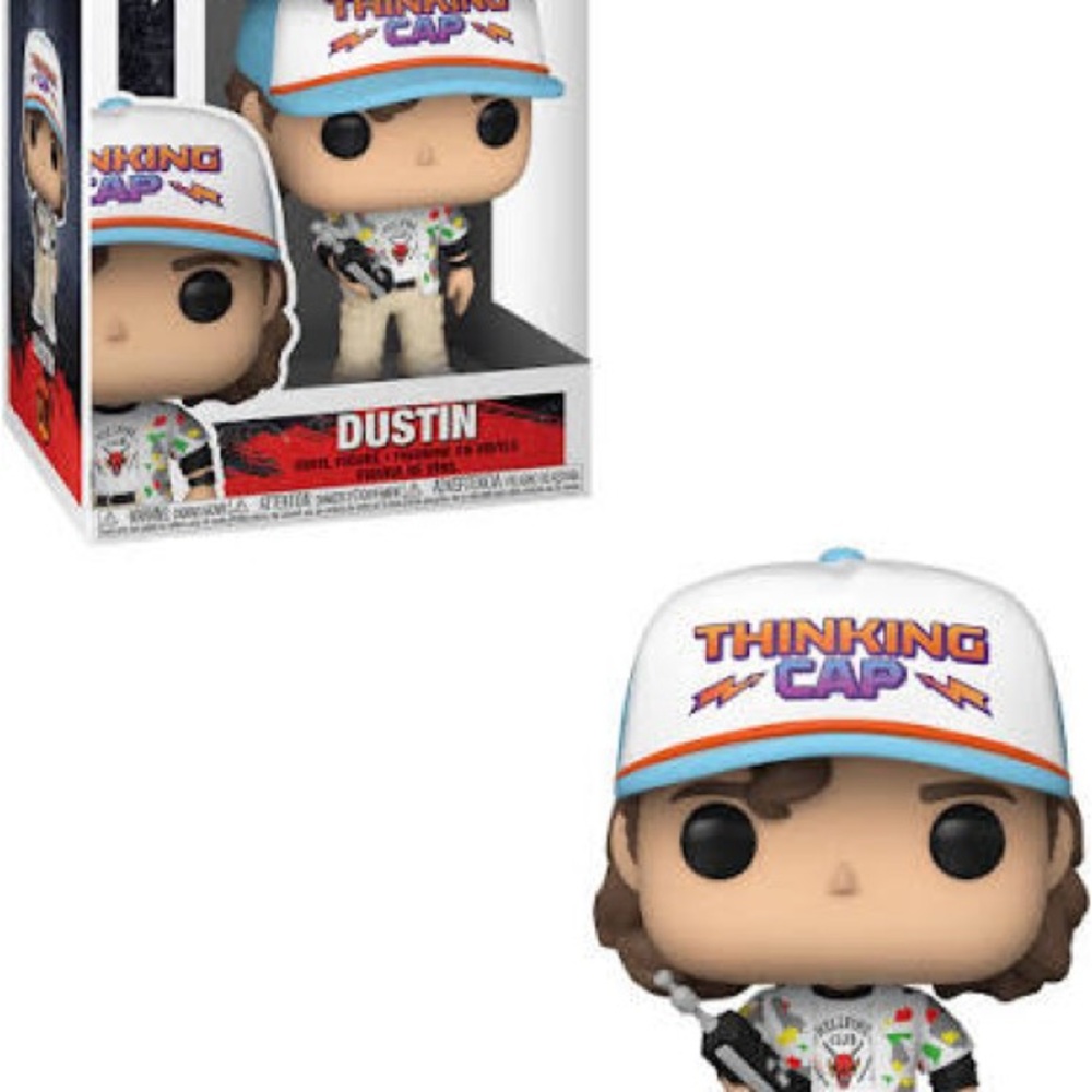 NEW - Funko Pop Dustin with Thinking Cap